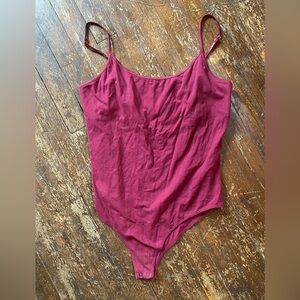 Aeropostale Maroon Bodysuit w/ Built in Bra Women’s Size XL